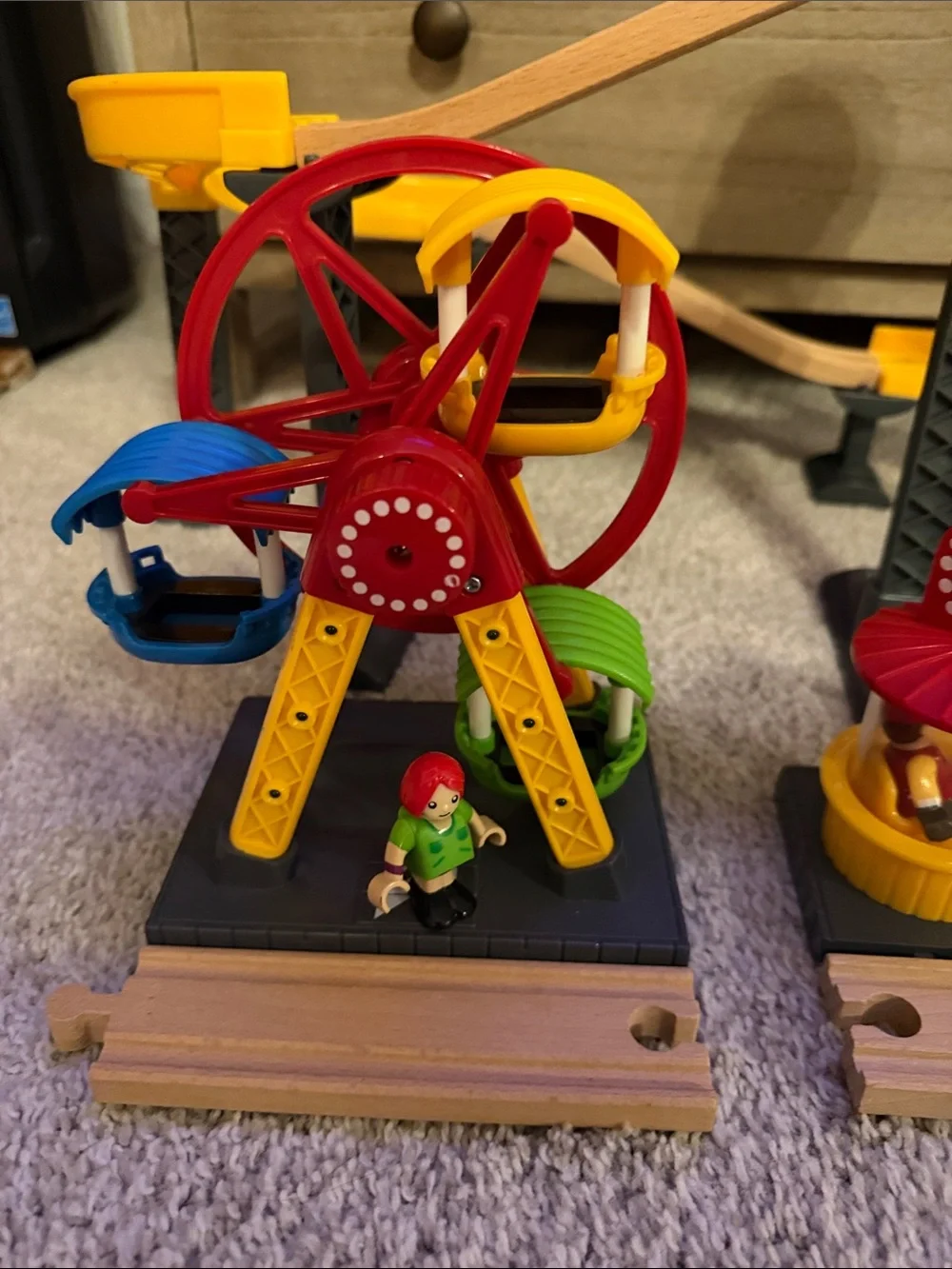 BRIO World roller coaster and amusement park set